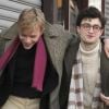Daniel Radcliffe et Dane DeHaan sur le tournage à New York en mars 2012 du film Kill Your Darlings