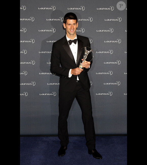 Novak Djokovic le 6 février 2012 à Londres