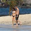 Megan Fox et Brian Austin Green amoureux sur la plage en février 2012