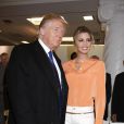 Le papa Donald Trump soutenait sa fille Ivanka pour son défilé à New York, le 28 mars 2012.