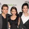 Les stars de Vampire Diaries - Ian Somerhalder, Nina Dobrev et Paul Wesley - à Los Angeles, le 10 mars 2012.