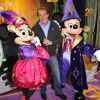 Jean-Pierre Pernaut à Disneyland Paris pour les 20 ans du parc à thème, le samedi 31 mars 2012.