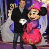 Marc Lavoine à Disneyland Paris pour les 20 ans du parc à thème, le samedi 31 mars 2012.
