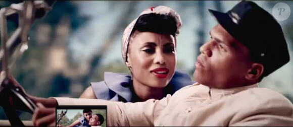 Imany dans le clip de Please and Change, extrait de l'album The Shape of a Broken Heart, réédité en février 2012.