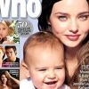 Miranda Kerr et Flynn en couverture du magazine australien Who. Avril 2012.