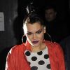 Jessie J arrive à la soirée BlackBerry BBM, au cours de laquelle elle a donné un mini-concert, le mardi 3 avril 2012 à Londres.