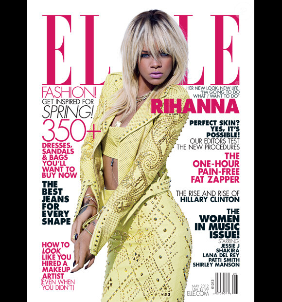Rihanna en couverture de Elle Us