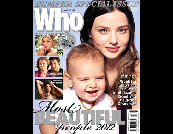 Miranda Kerr et Flynn font la couverture du magazine australien Who