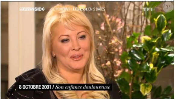Loana face à Sandrine Quétier, pour l'émission 50 Minutes Inside, diffusée le 11 février 2012.