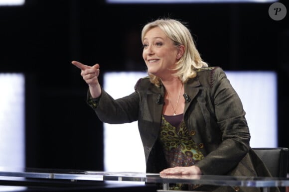 Marine Le Pen en avril 2012 à Paris