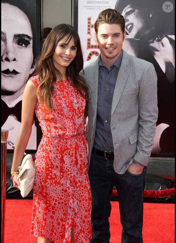Jordana Brewster et son petit ami, à Los Angeles, lors du TCM Classic Film Festival, le jeudi 12 avril 2012.