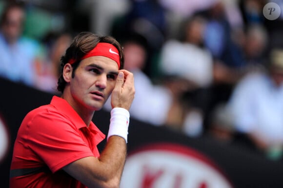 Roger Federer le 20 janvier 2012 à Melbourne