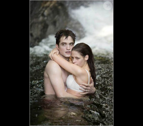 Robert Pattinson et Kristen Stewart dans Twilight - Chapitre 5 : Révélation 1re partie