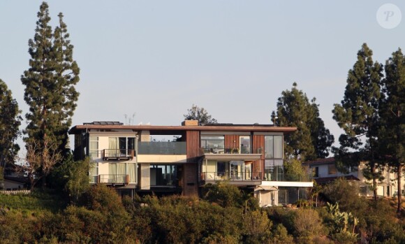 La nouvelle maison d'Ashton Kutcher à Hollywood en avril 2012