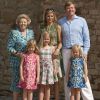 Le prince Willem-Alexander et la princesse Maxima des Pays-Bas en vacances avec leurs trois filles et la reine Beatrix, en Toscane, juillet 2011.