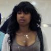 Jennifer Hudson et son fils David Daniel Otunga Junior, à l'aéroport de Los Angeles, le 17 avril 2012