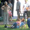 Felicity Huffman en vieille dame sur le tournage de Desperate Housewives le 20 avril 2012 à Los Angeles