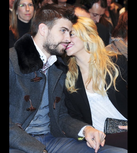 Shakira et Gerard Piqué le 17 novembre 2011 à Barcelone
