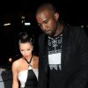 Kanye West et Kim Kardashian sortent à New York le 24 avril 2012
