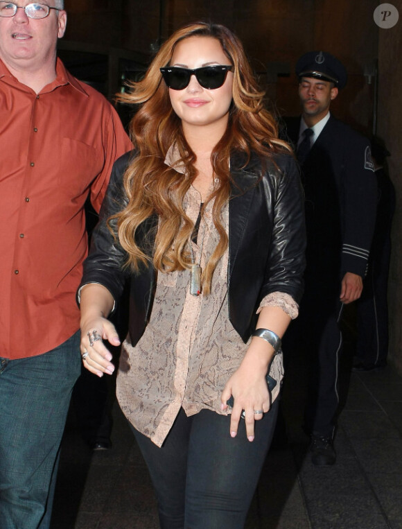 Demi Lovato à New York en mars 2012.