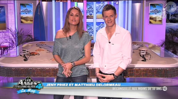 Jeny et Matthieu dans les Anges de la télé-réalité 4, mercredi 25 avril 2012, sur NRJ 12