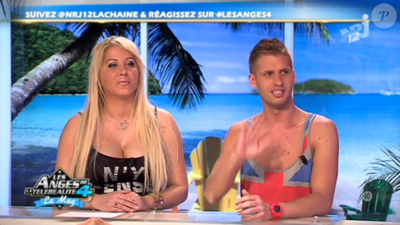 Loana et Benoît dans les Anges de la télé-réalité 4, mercredi 25 avril 2012, sur NRJ 12