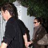Josh Brolin et son épouse Diane Lane à l'anniversaire de Barbra Streisand dans un restaurant grec de Malibu, le 24 avril 2012.