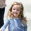 Jennifer Garner en compagnie de l'adorable Seraphina, toujours aussi souriante, le 28 avril 2012 à Santa Monica