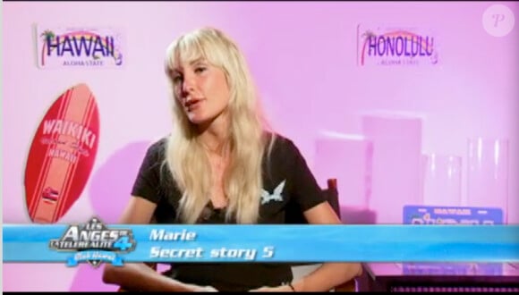 Marie dans Les Anges de la télé-réalité 4 le mercredi 2 mai 2012 sur NRJ 12
