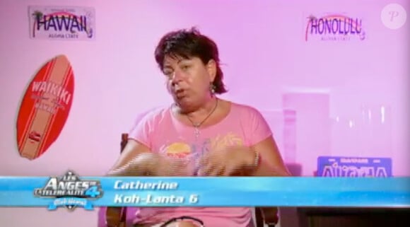 Catherine dans Les Anges de la télé-réalité 4 le mercredi 2 mai 2012 sur NRJ 12