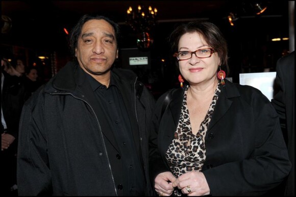Josiane Balasko et son mari George Aguilar en 2010