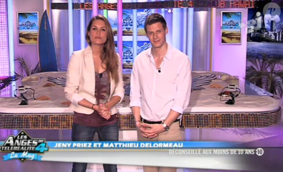 Jeny et Matthieu dans les Anges de la télé-réalité 4, le mag, jeudi 3 mai 2012 sur NRJ 12