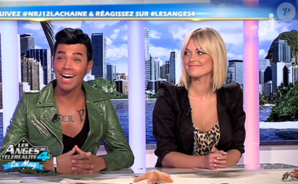 Bruno et Caroline dans les Anges de la télé-réalité 4, le mag, jeudi 3 mai 2012 sur NRJ 12
