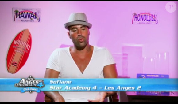 Sofiane dans Les Anges de la télé-réalité 4 le vendredi 4 mai 2012 sur NRJ 12