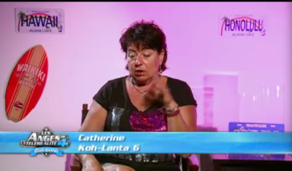 Catherine dans Les Anges de la télé-réalité 4 le vendredi 4 mai 2012 sur NRJ 12