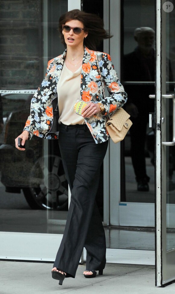 Linda Evangelista, le 5 mai 2012, à New York.
