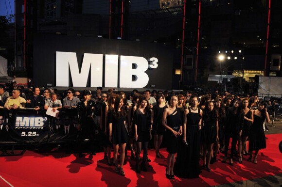 Première du film Men in Black III à Tokyo le 8 mai 2012