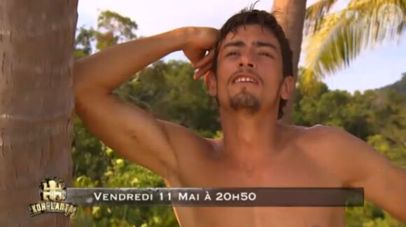 Claude dans la bande-annonce de Koh Lanta - La Revanche des héros sur TF1 le vendredi 11 mai 2012