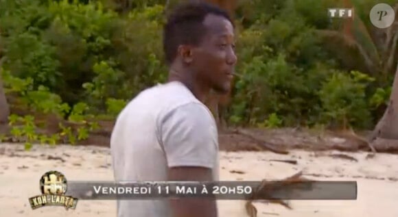 Moussa dans la bande-annonce de Koh Lanta - La Revanche des héros sur TF1 le vendredi 11 mai 2012
