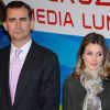 Felipe et Letizia d'Espagne étaient le 9 mai 2012 à Vitoria, dans la province basque d'Alava, pour la Journée mondiale de la Croix-Rouge et l'hommage annuel de l'association à ses bénévoles, partenaires et donateurs en Espagne.