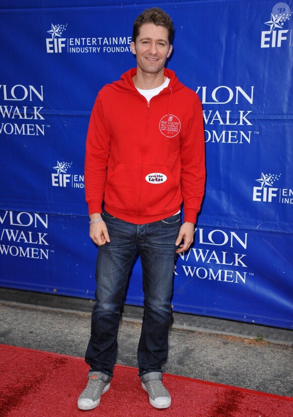 Matthew Morrison à la course EIF Revlon pour les femmes, le 12 mai 2012 à Los Angeles