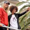 Stacy Keibler et Halle Berry à la course EIF Revlon pour les femmes, le 12 mai 2012 à Los Angeles