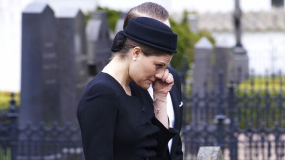 Princesse Victoria: De terribles larmes aux funérailles de Carl Johan Bernadotte