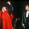 Freddi Mercury et Montserrat Caballé en concert au Royaume-Uni en 1988.