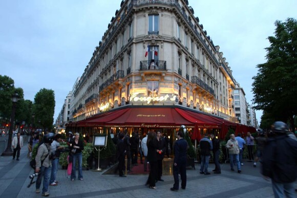 Le Fouquet's le soir du 6 mai 2007.