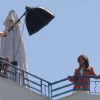 Eva Longoria pose à l'occasion d'un shooting photo sur le toit de l'hôtel Martinez, à Cannes le 17 mai 2012.