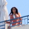Eva Longoria est éblouissante lors d'un shooting photo sur le toit de l'hôtel Martinez, à Cannes le 17 mai 2012.