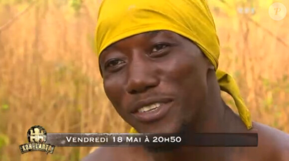 Moussa dans la bande-annonce de Koh Lanta - La revanche des héros sur TF1 ce soir, vendredi 18 mai 2012