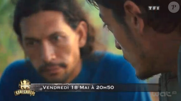 Teheiura et Claude, inséparables, dans la bande-annonce de Koh Lanta - La revanche des héros sur TF1 ce soir, vendredi 18 mai 2012