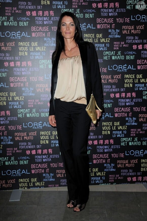 Laëtitia Fourcade lors de la soirée L'Oréal à l'hôtel Martinez. Cannes, le 18 mai 2012.